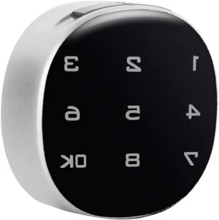 Elektronisch cijferslot voor deur en kast, 30 mm, zilver