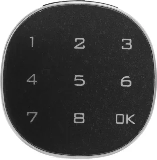 Elektronisch codeslot 30 mm zilver