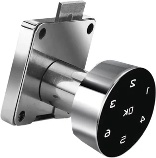 Elektronisch deurslot cilinderslot kastslot 22 mm zilver