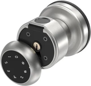 Elektronisch Deurslot Deurgreep 35-55 mm Zilver