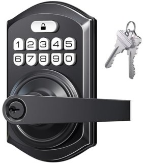 Elektronisch deurslot met toetsenbord en handvat review