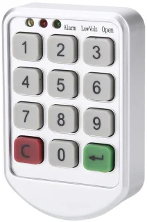 Elektronisch deurslot met toetsenbord van zinklegering