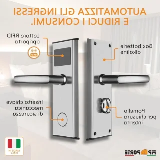 Elektronisch deurslot RFID-handgreep, staal
