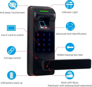 Elektronisch deurslot "Slim"