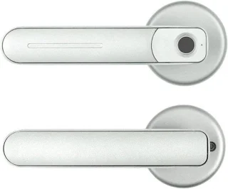 Elektronisch deurslot slim slot 65 mm zilver