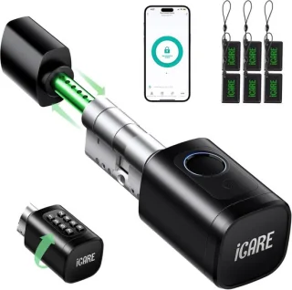 Elektronisch deurslot Smart Lock zwart
