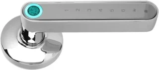 Elektronisch handgreepslot zilver