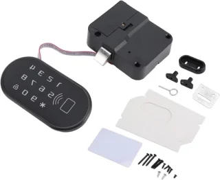 Elektronisch kastslot combinatieslot zwart
