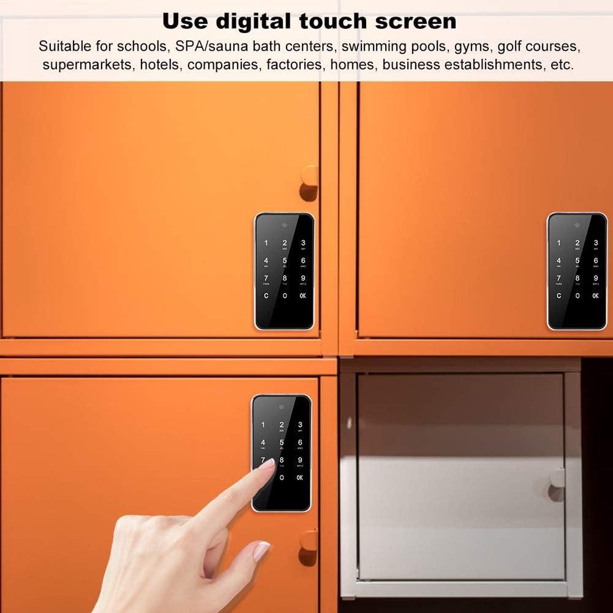 Elektronisch Kastslot Smart Cabinet Touch-Keypad