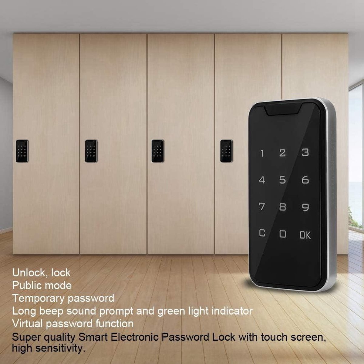 Elektronisch Kastslot Smart Cabinet Touch-Keypad