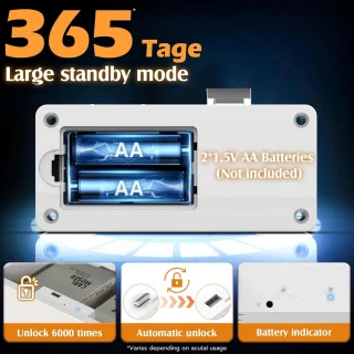 Elektronisch kastslot voor meubels