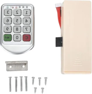Elektronisch kastslot - zwart - 13 cm
