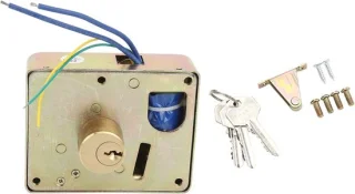 Elektronisch kastslot - zwart