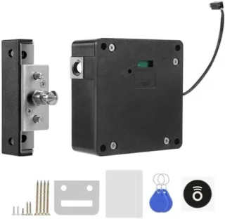 Elektronisch kastslot zwart