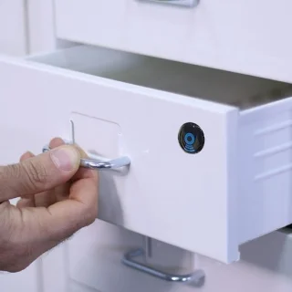 Elektronisch Kastslot - Zwart