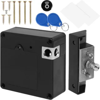 Elektronisch rfid-kastslot zwart