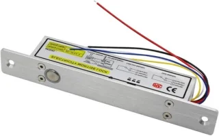 Elektronisch slot met insteekgrendel, 200 mm, aluminium