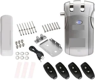 Elektronisch slot zilver