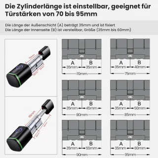 Elektronische deurslotcilinder