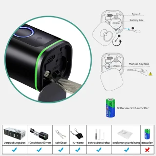 Elektronische deurslotcilinder