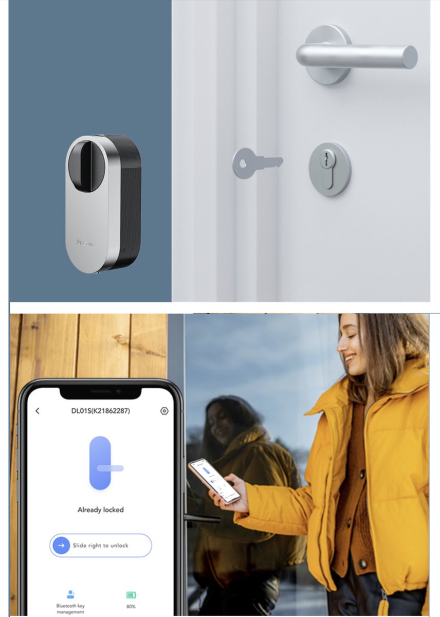 Ezviz A3 Elektrisch Slim Deurslot Wit