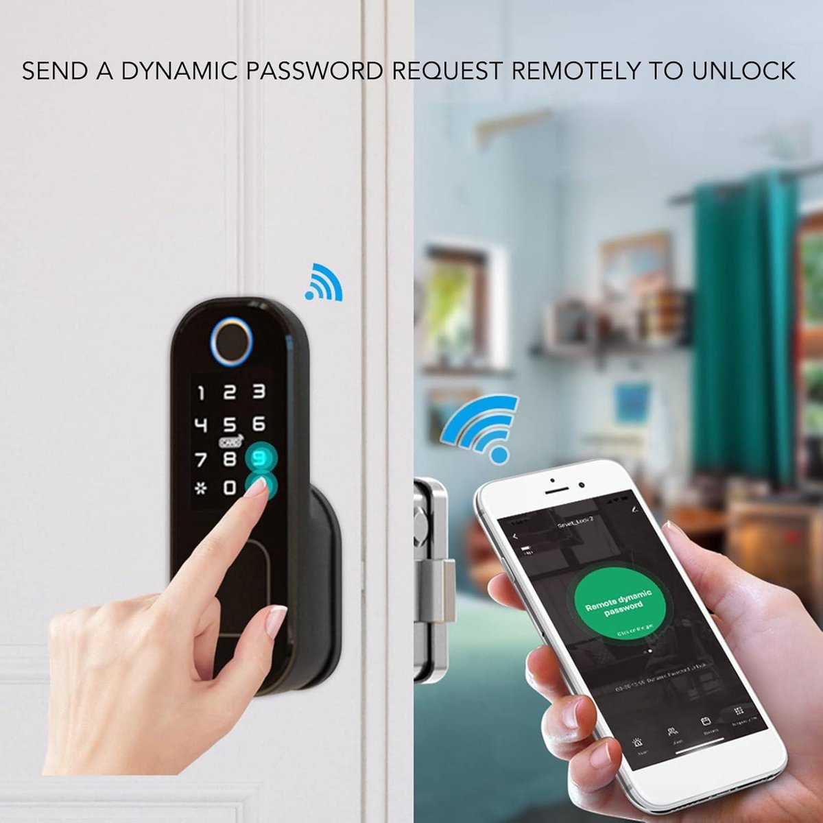 Fingerprint Lock Smart Draadloos Toegangsdeurslot