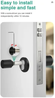 Fingerprint Lock Verstelbaar 70mm Slotcilinder Waterdicht