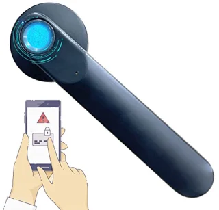 Fingerprint Smart Door Lock Zinc Die-Casting Handle Bluetooth Biometric Keyless