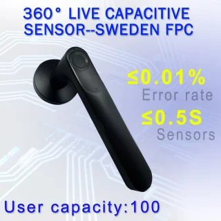 Fingerprint Smart Door Lock Zinc Die-Casting Handle Bluetooth Biometric Keyless