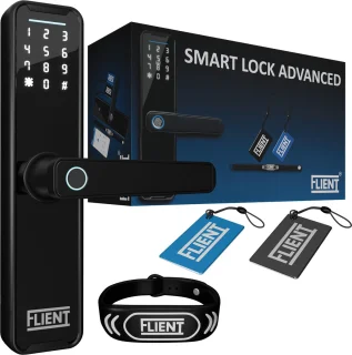 Flient Smart Lock Advanced Slim deurslot zwart