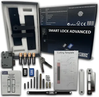 Flient Smart Lock Advanced Slim deurslot zwart