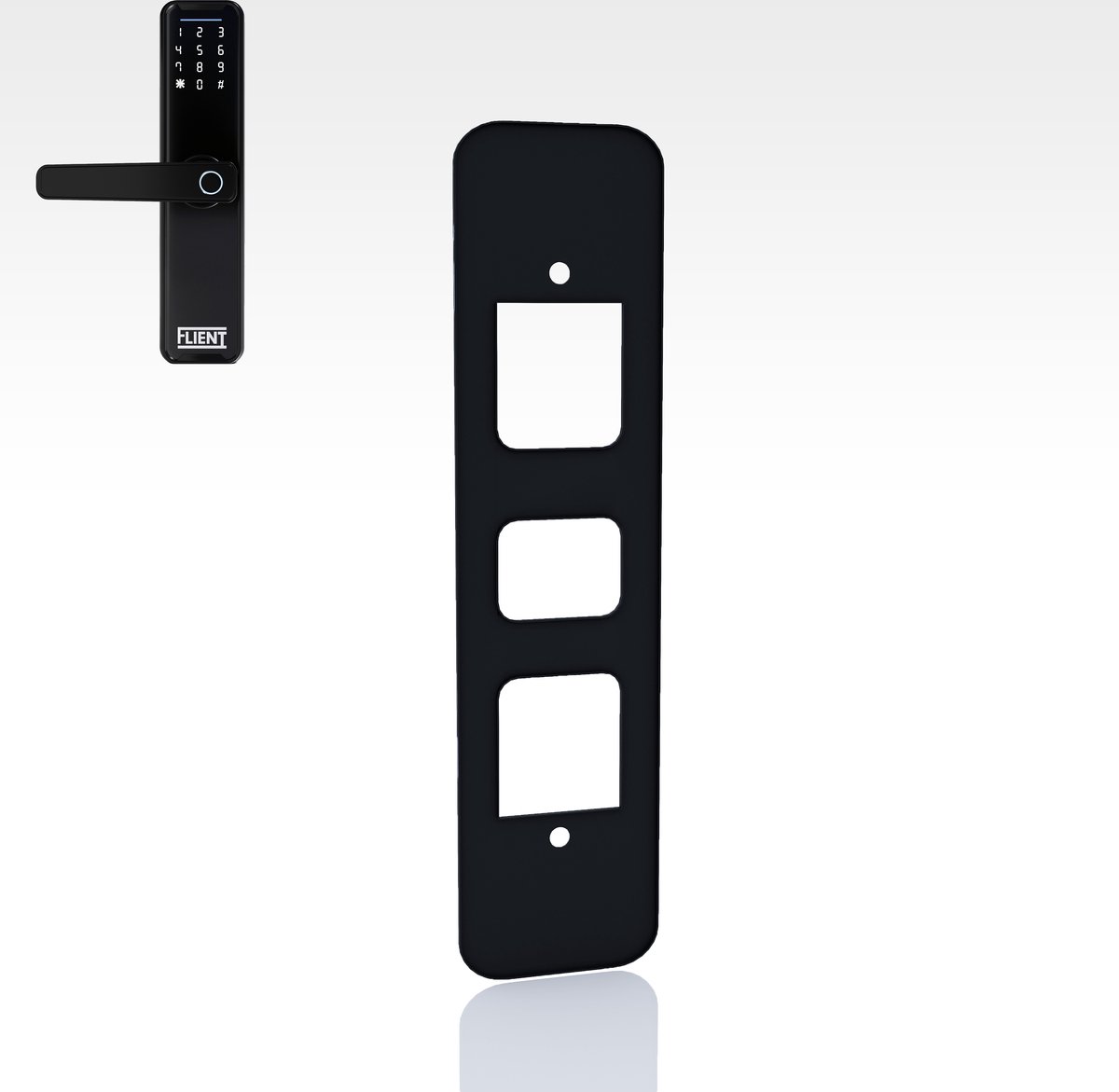 Flient Smart Lock Advanced Waterdichte Hoes Zwart