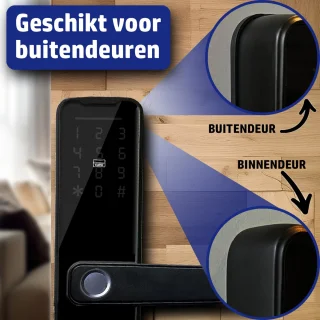 Flient Smart Lock Advanced Waterdichte Hoes Zwart