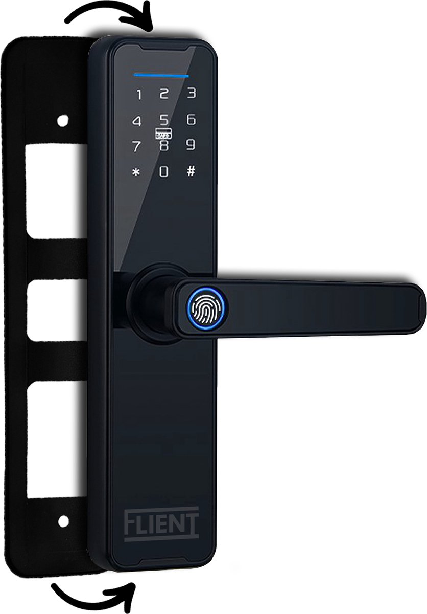 Flient Smart Lock Advanced Waterdichte Hoes Zwart
