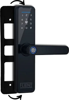 Flient Smart Lock Advanced Waterdichte Hoes Zwart