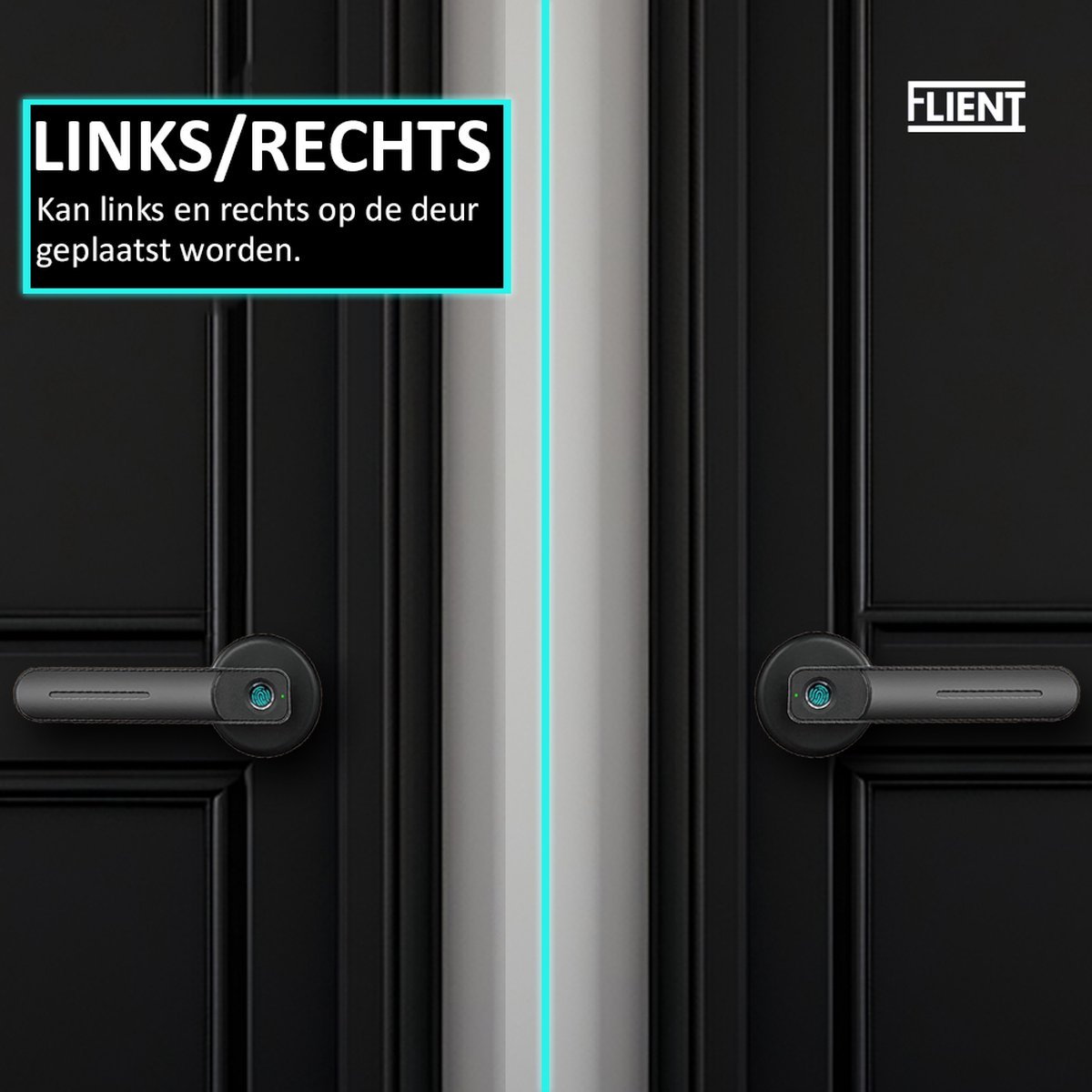 Flient Smart Lock Casual 1.0 Zwart Deurslot
