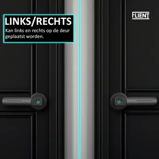 Flient Smart Lock Casual 1.0 Zwart Deurslot