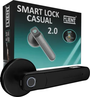 Flient Smart Lock Casual 2.0 Zwart Deurslot