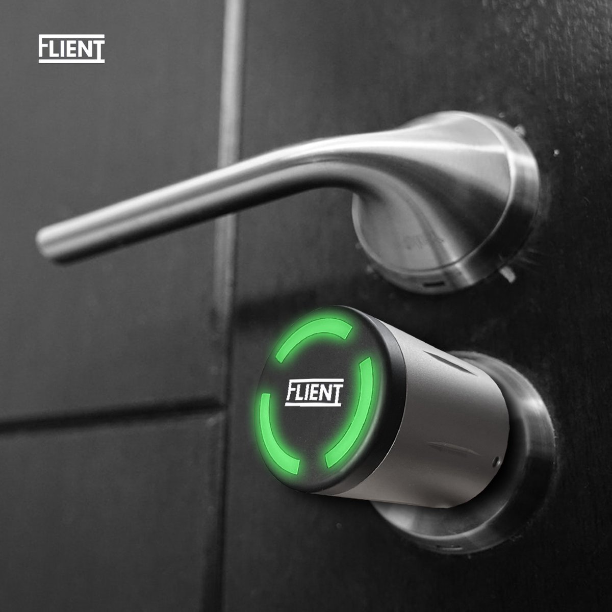 Flient Smart Lock Eon Slim Cilinderslot 32.5/32.5 RVS