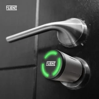 Flient Smart Lock Eon Slim Cilinderslot 32.5/32.5 RVS