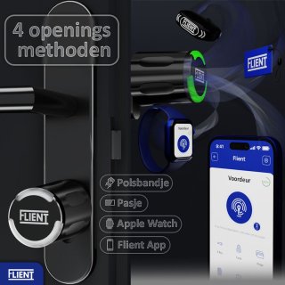 Wat vinden we goed aan de Flient® Smart Lock Eon - Slim cilinderslot