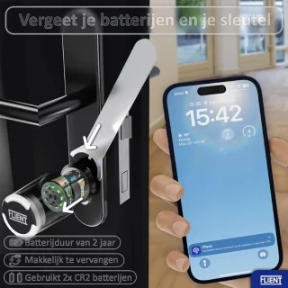 Flient® Smart Lock Eon - Slim cilinderslot