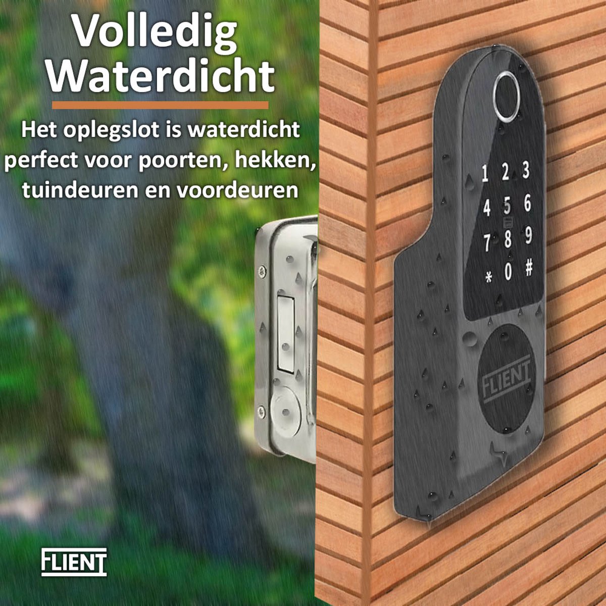 Flient Smart Lock GateGuard Slim Oplegslot
