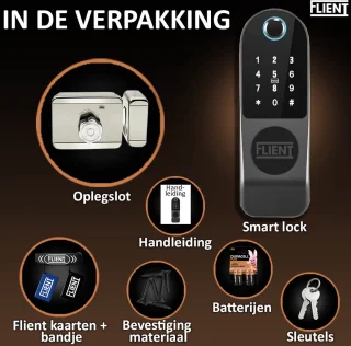 Flient Smart Lock GateGuard Slim Oplegslot