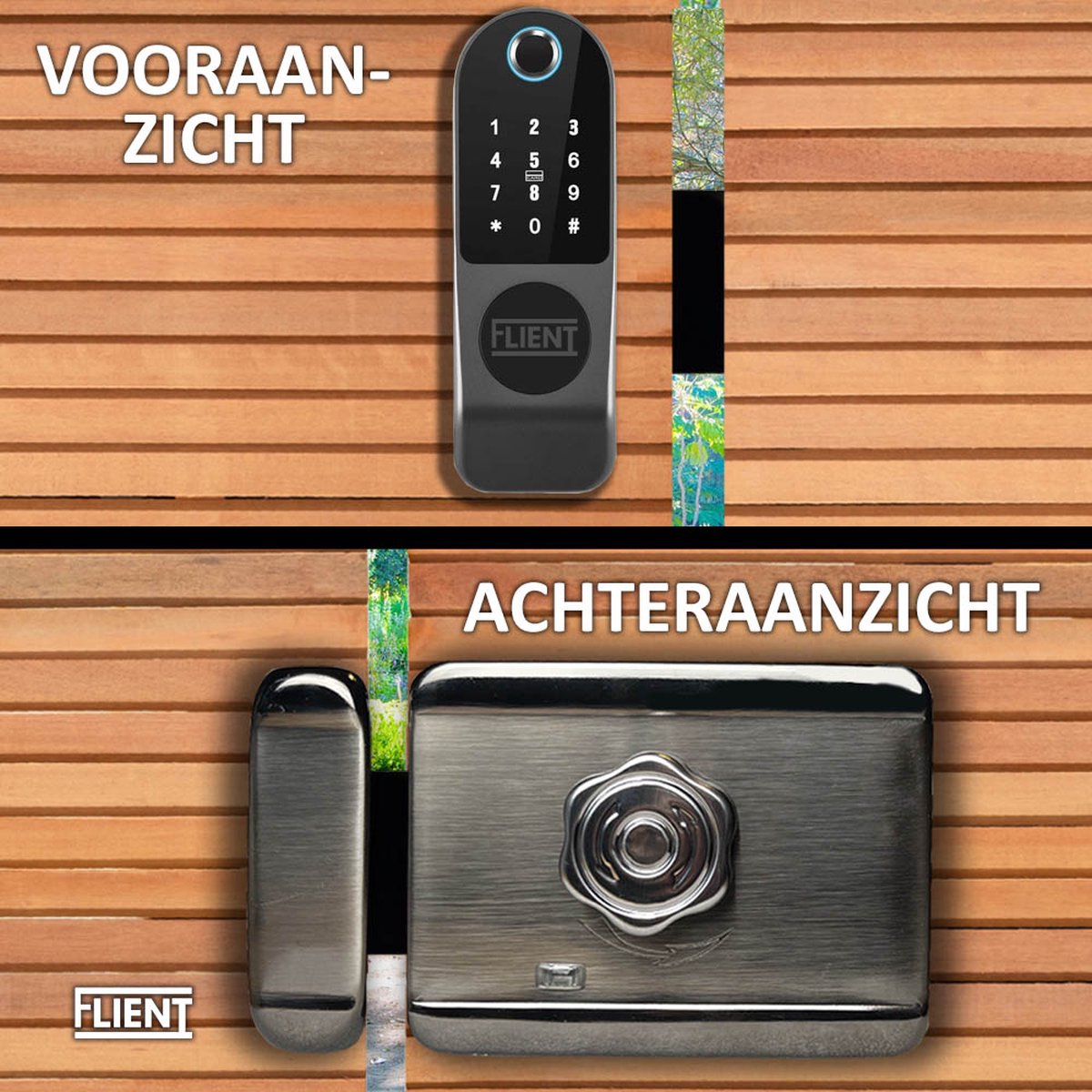 Flient Smart Lock GateGuard Slim Oplegslot