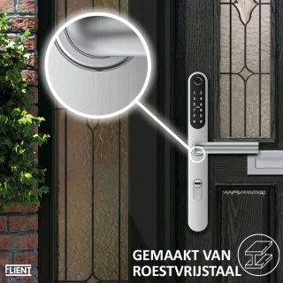 Flient Smart Lock Versa Deurslot Zilver RVS