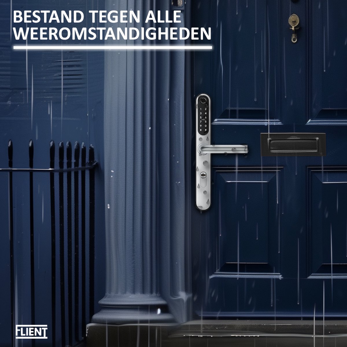 Flient Smart Lock Versa Deurslot Zilver RVS