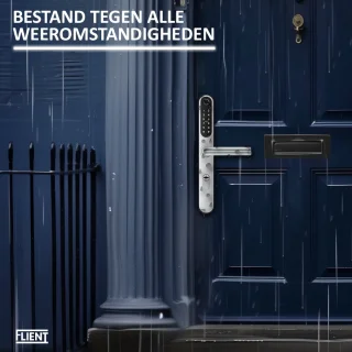 Flient Smart Lock Versa Deurslot Zilver RVS