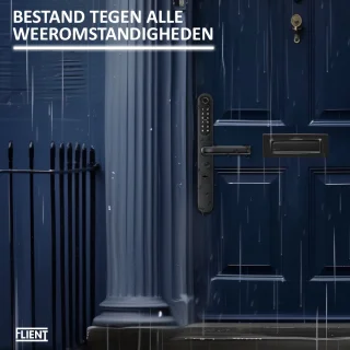 Flient Smart Lock Versa Slimme Deurslot Zwart/RVS