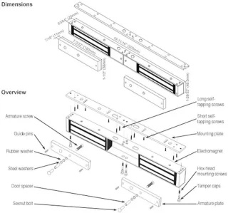 Generiek Elektromagnetisch slot 280 kg